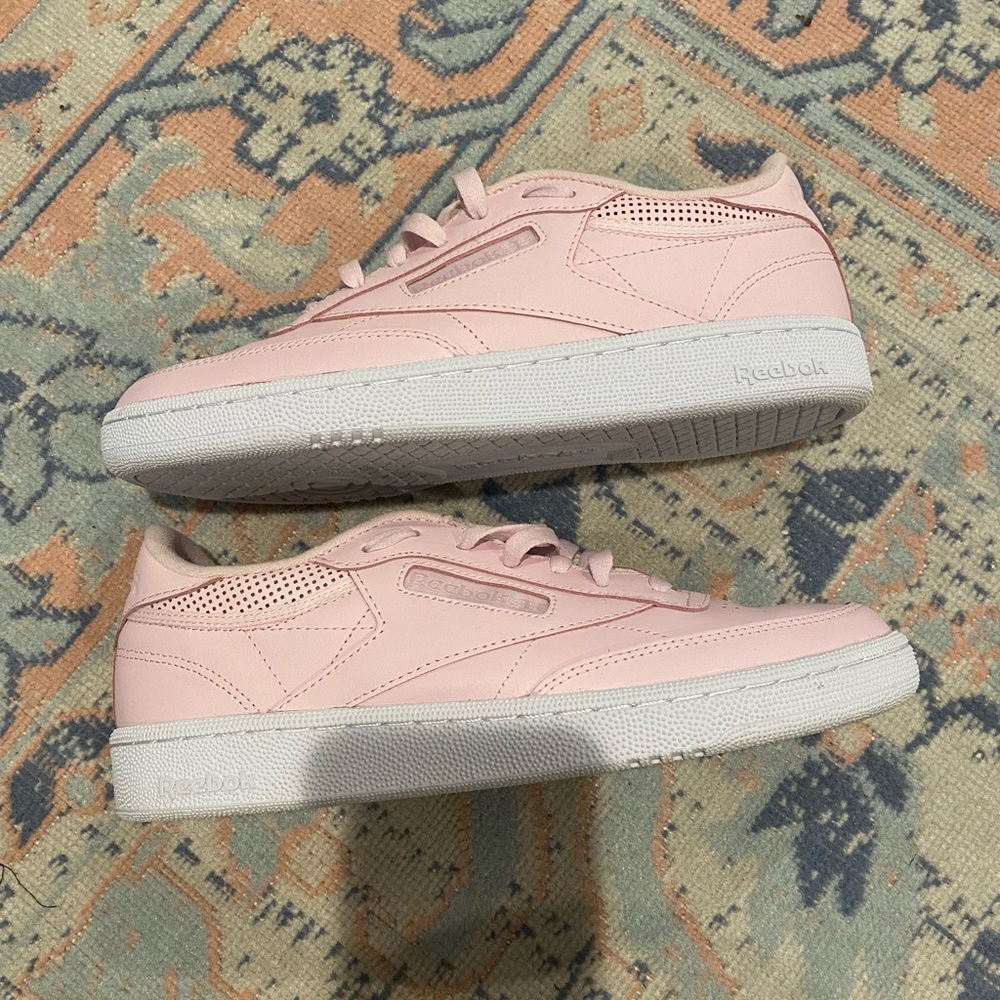 Light pink sneakers